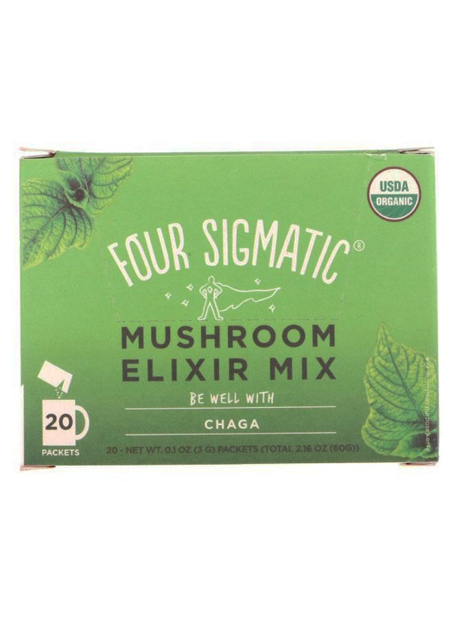 20 Chaga Mushroom Elixir Mix Packets