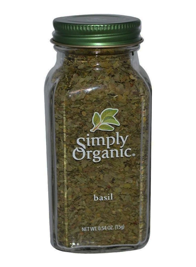 Simply Organic Organic Basil 15grams - Image 1