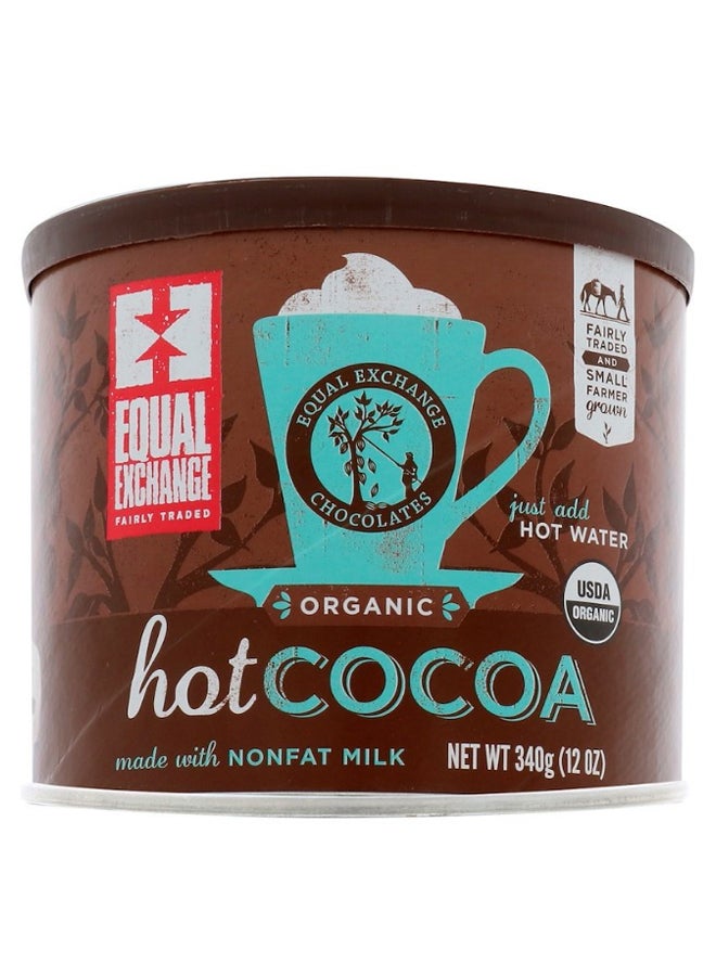 Equal Exchange Organic Hot Cocoa Powder 340grams - Image 1
