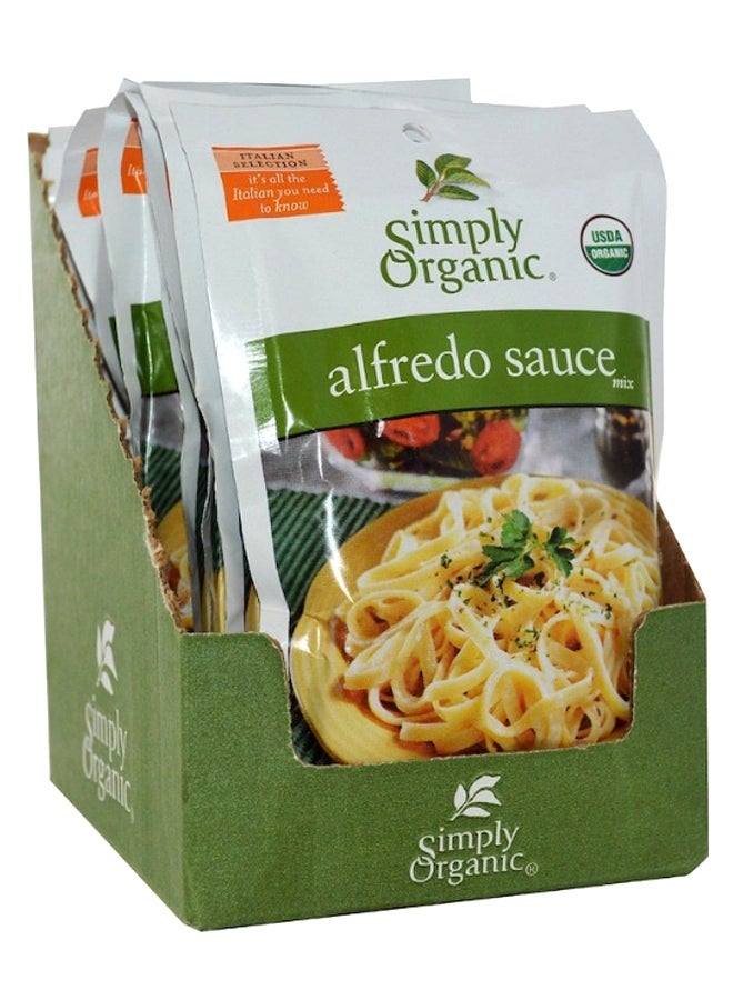 Simply Organic Alfredo Sauce Packets 42grams Pack of 12 - Image 1