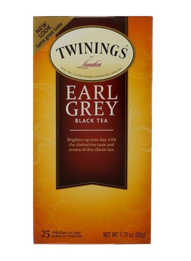 Twinings 25 Earl Grey Black Teabags 