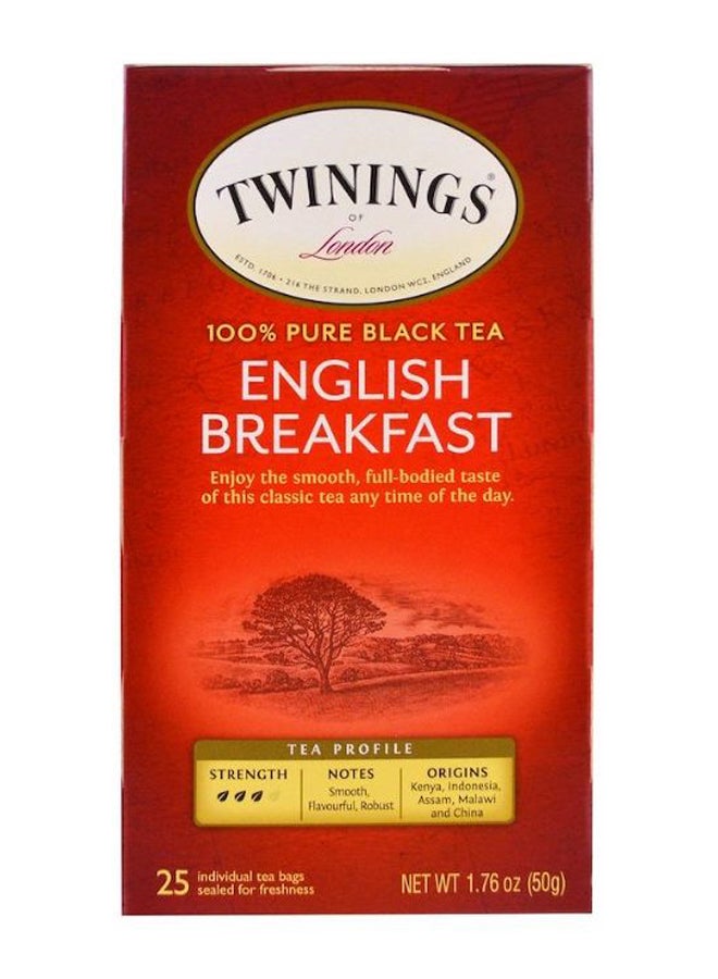 شاي الإفطار الإنجليزي - 25 كيس شاي