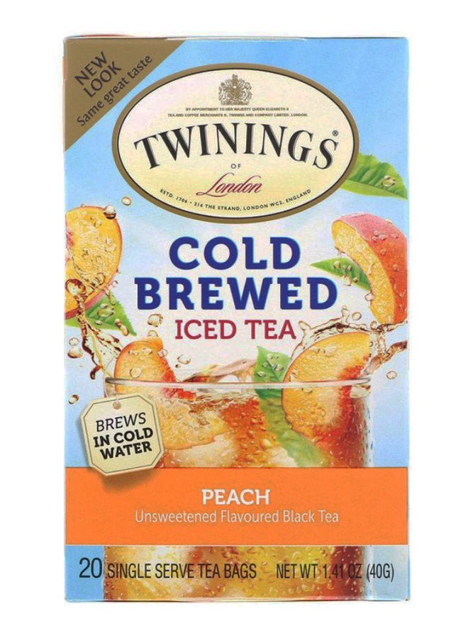 Twinings Cold Brewed Iced Tea Peach 40grams - Image 1