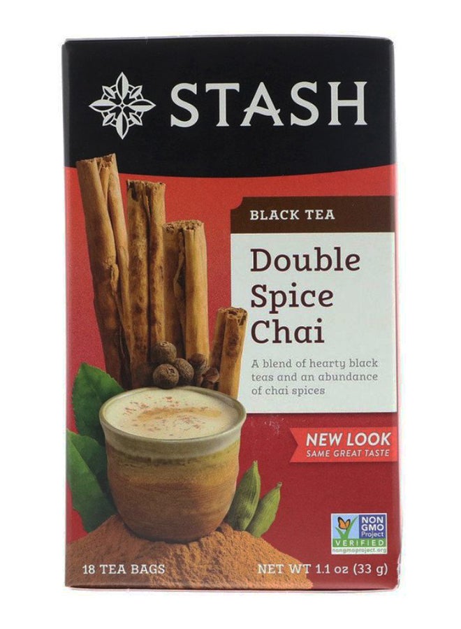 Stash Tea Double Spice Chai Black Tea 33grams - Image 1