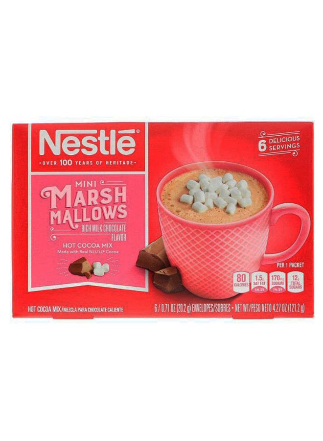 Nestle 6 Rich Milk Chocolate Flavour Mini Marshmallows Envelopes 20.2grams  - Image 1