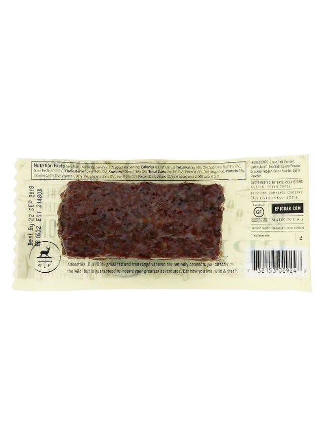 Epic Pack of 12 Venison Sea Salt Pepper Bar  - Image 2