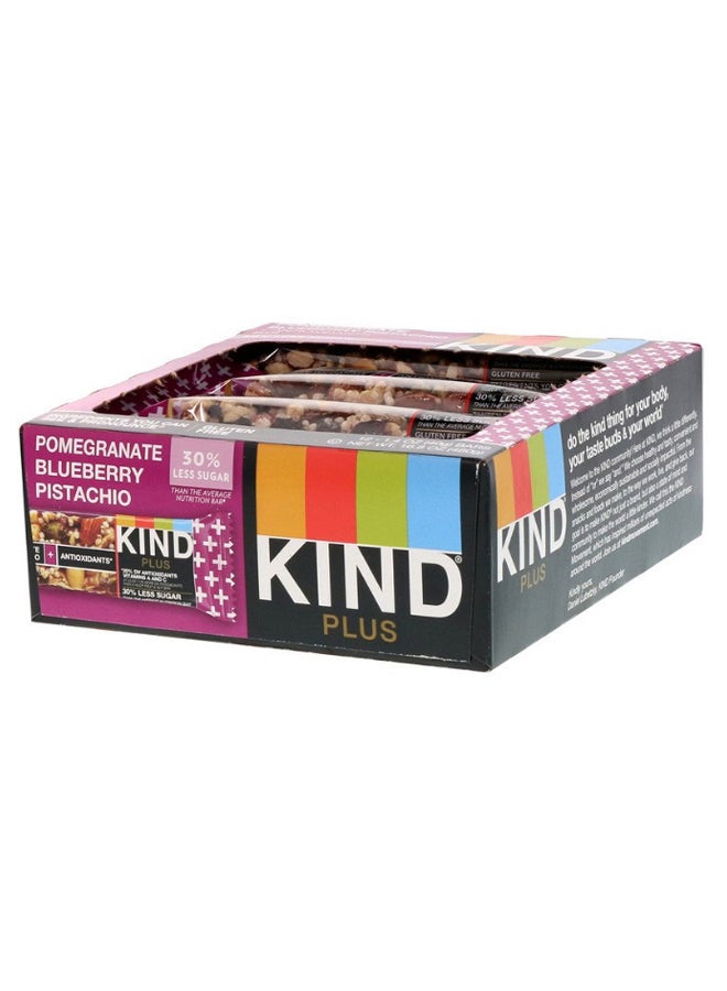 Pack Of 12 Pomegranate Blueberry Pistachio And Antioxidants Nutrition Bar