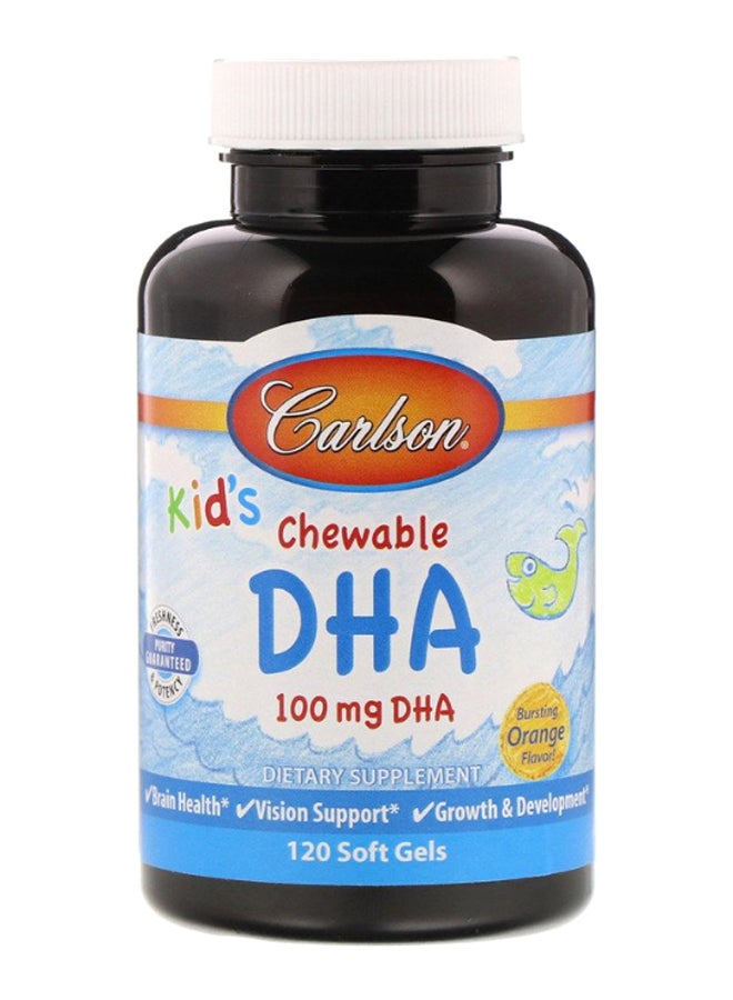 Carlson Labs - Kids Chewable DHA - 120 Softgel - Image 1