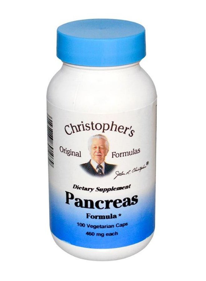 Christopher's Original Formulas Pancreas Formula Digestion Support - 100 Capsule - Image 1