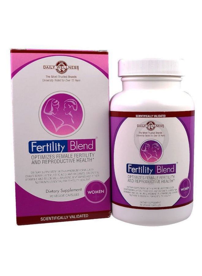 Daily Wellness Company - Fertility Blend For Women - 90 Capsule - Image 1