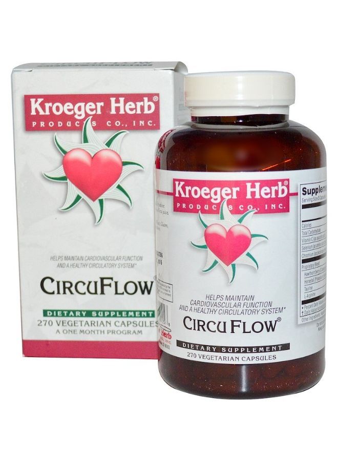 كروجر هيرب كو مكمل غذائي سيركو فلو - 270 كبسولة نباتية - Image 1