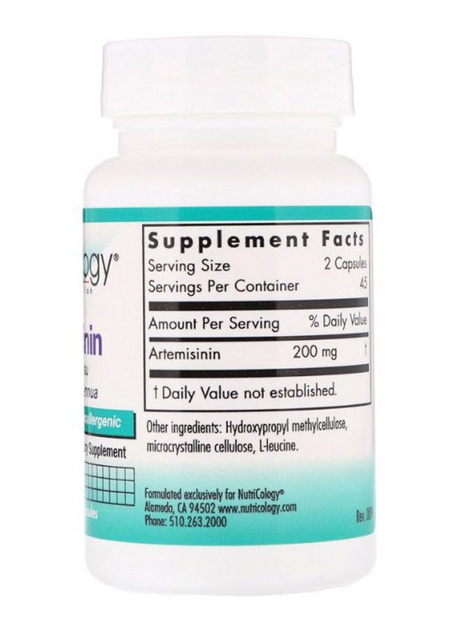 Nutricology Artemisinin Hypoallergenic Dietary Supplement - 90 Capsules - Image 2