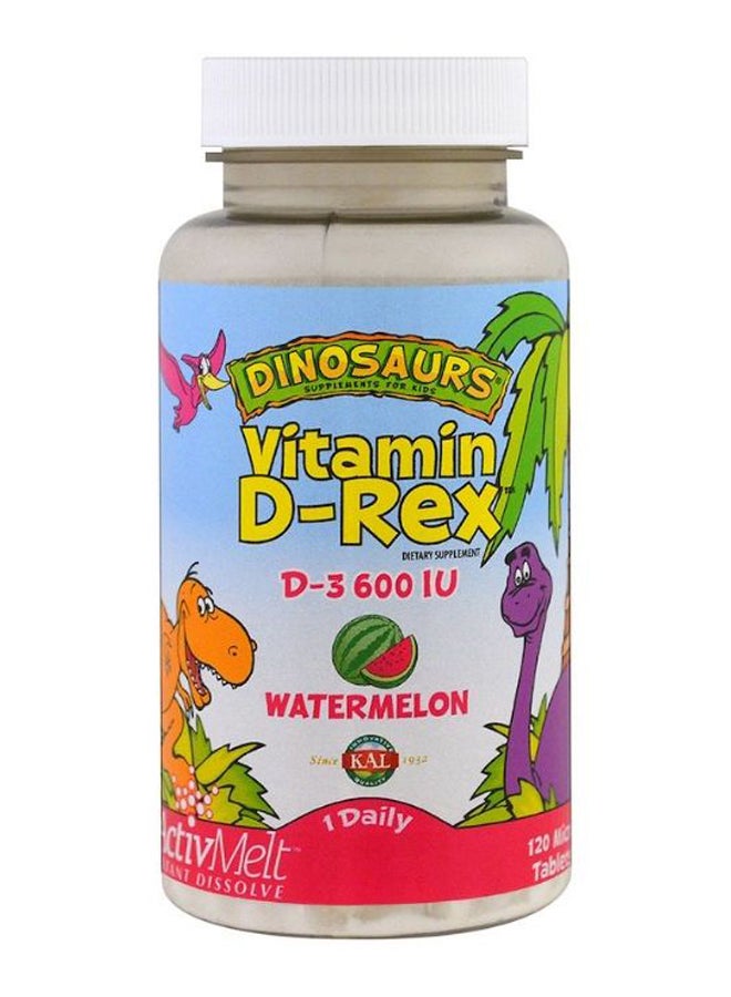 KAL Watermelon Vitamin D-Rex - 120 Tablet - Image 1