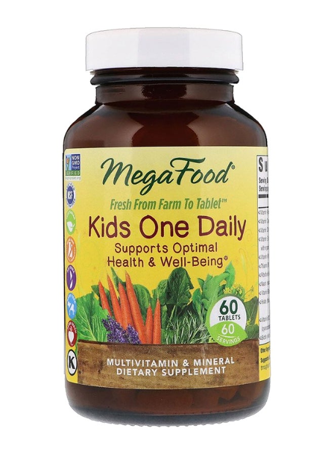 Kids One Daily Multivitamin And Mineral Supplement - 60 Tablets