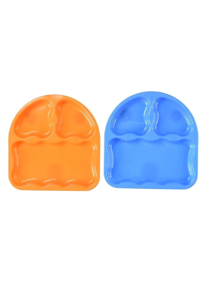 NUK 2-Piece Graduates Tri Suction Plate Set - Image 1