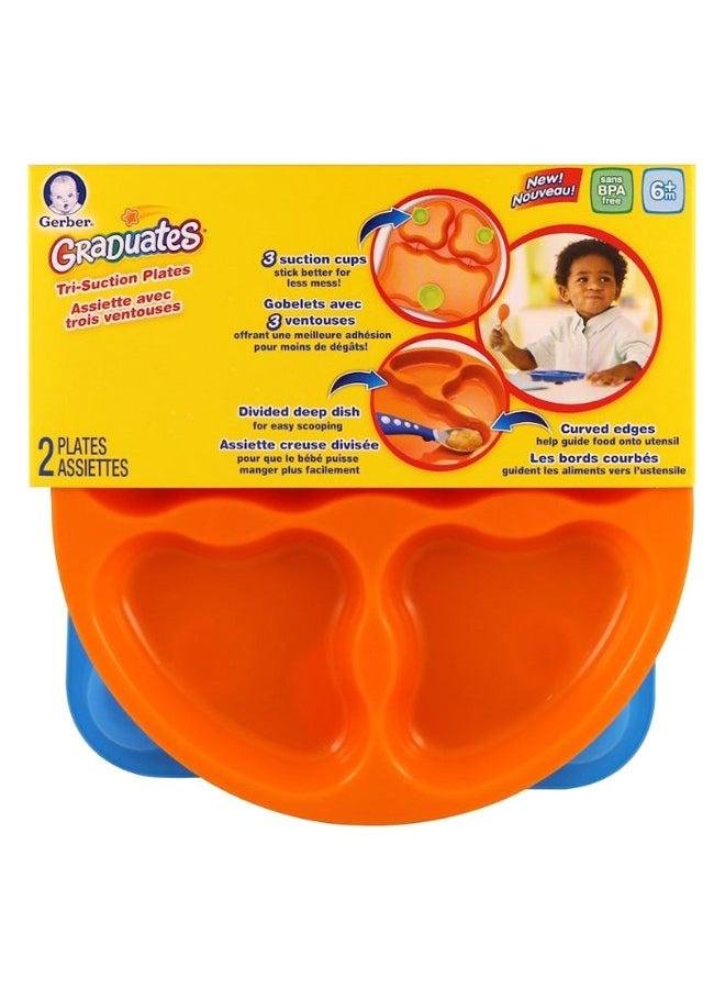NUK 2-Piece Graduates Tri Suction Plate Set - Image 2