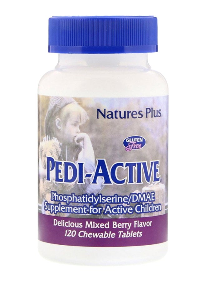Natures Plus Mixed Berry Flavor Pedi-Active - 120 Tablets - Image 1