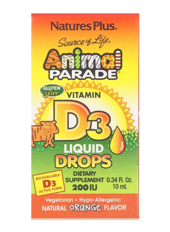 Natures Plus Animal Parade Vitamin-D3 Liquid Drop - Image 2