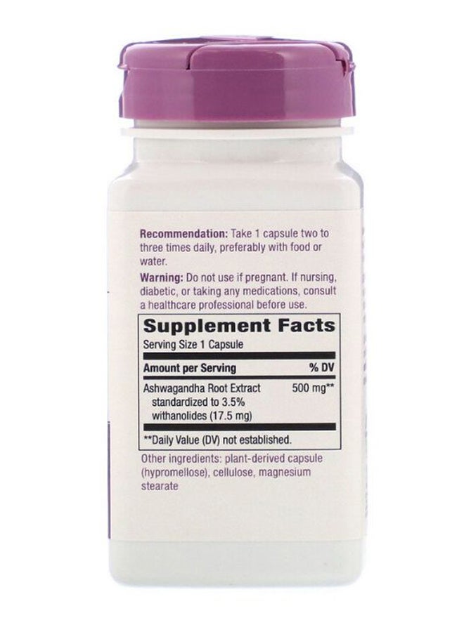 Nature's Way Ashwagandha Reduces Stress Dietary Supplement - 60 Capsules - Image 2