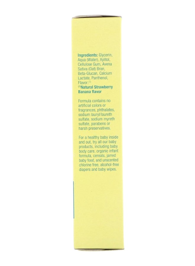 EARTHS BEST Strawberry And Banana Toothpaste With Free Gum Brush - Image 2