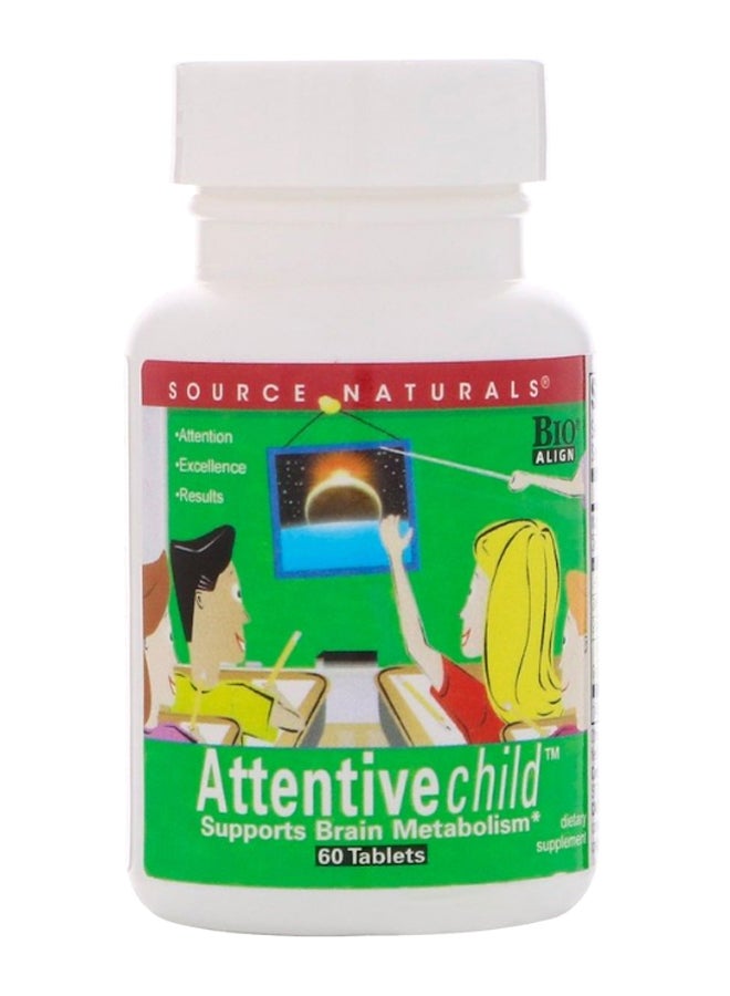 سورس ناتشورالز مكمل غذائي أتينتيف للأطفال - 60 قرص - Image 1
