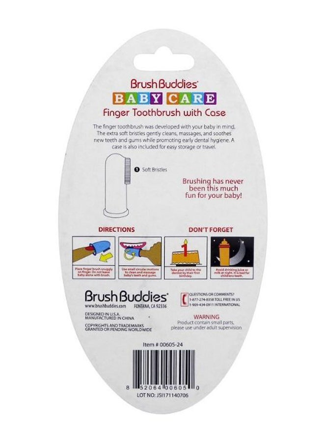 Brush Buddies - Baby Care Finger Toothbrush With Case - Image 1