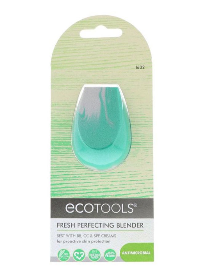Ecotools Fresh Perfecting Blender Sponge White/Blue - Image 2