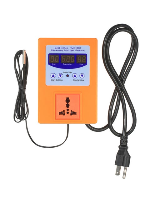 Digital LED Intelligent Pre-Wired Temperature Controller Orange