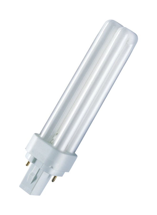 OSRAM DULUX D 13 Watt Light Bulb 3000K G24D1 - 2 Pin Lumilux Warm White - Image 2