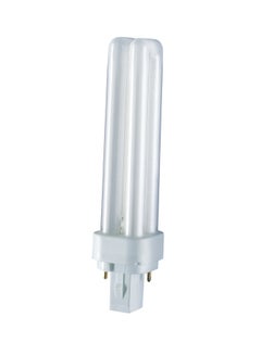 Osram DULUX D 13 Watt Fluorescent Light Bulb 4000K G24D1 2 Pin Lumilux Cool White ‎6.38x3.07x2.99cm  - Image 1