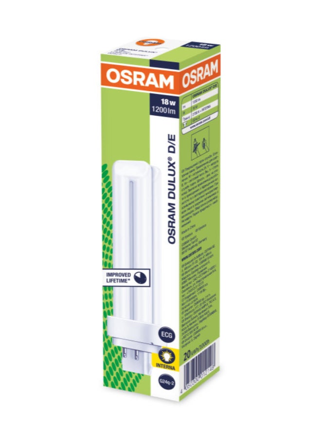 OSRAM Dulux D Light Bulb 18W Interna - Image 2