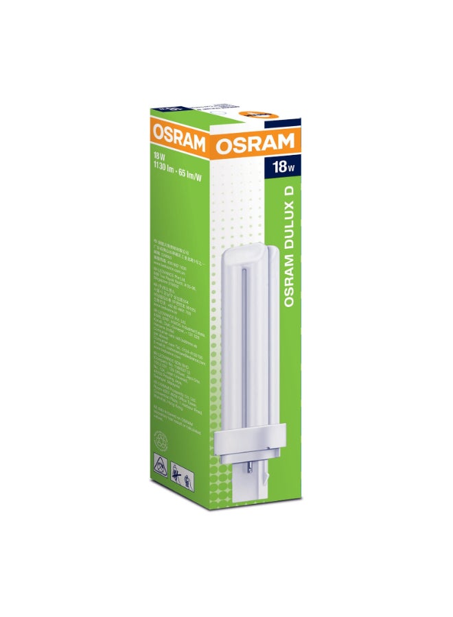 أوسرام مصباح Dulux D ذو قاعدة توصيل بقوة 18 وات - Image 2