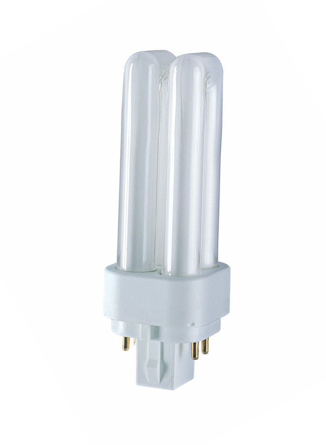 OSRAM DULUX D/E 18 Watt Light Bulb 3000K G24Q2 - 4 Pin Lumilux Warm White - Image 1