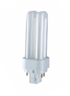 Osram DULUX D/E 18 Watt Light Bulb 4000K G24Q2 - 4 Pin Lumilux Cool White  - Image 1