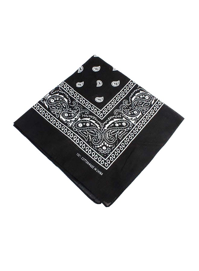 ربطة شعر عصرية أنيقة هيب هوب أسود/ أبيض