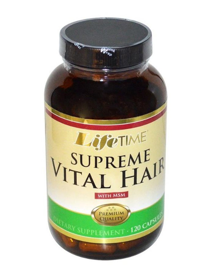 Lifetime - Supreme Vital Hair - 120 Capsule - Image 1