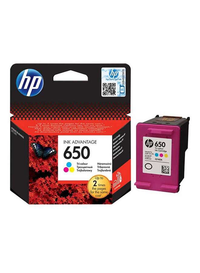 HP خرطوشة بثلاثة ألوان 650 ثلاثي الألوان - Image 2