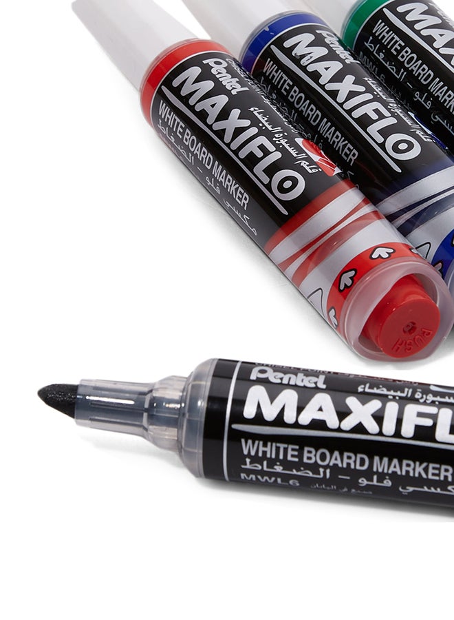 Pentel - MaxiFlo Whiteboard Markers Set Multicolour - Image 1