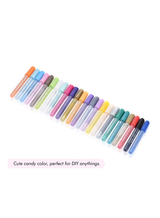 Aibecy Pack Of 24 Acrylic Painter Highlighter Multicolour - Image 2