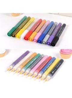 Aibecy Pack Of 24 Acrylic Painter Highlighter Multicolour  - Image 3