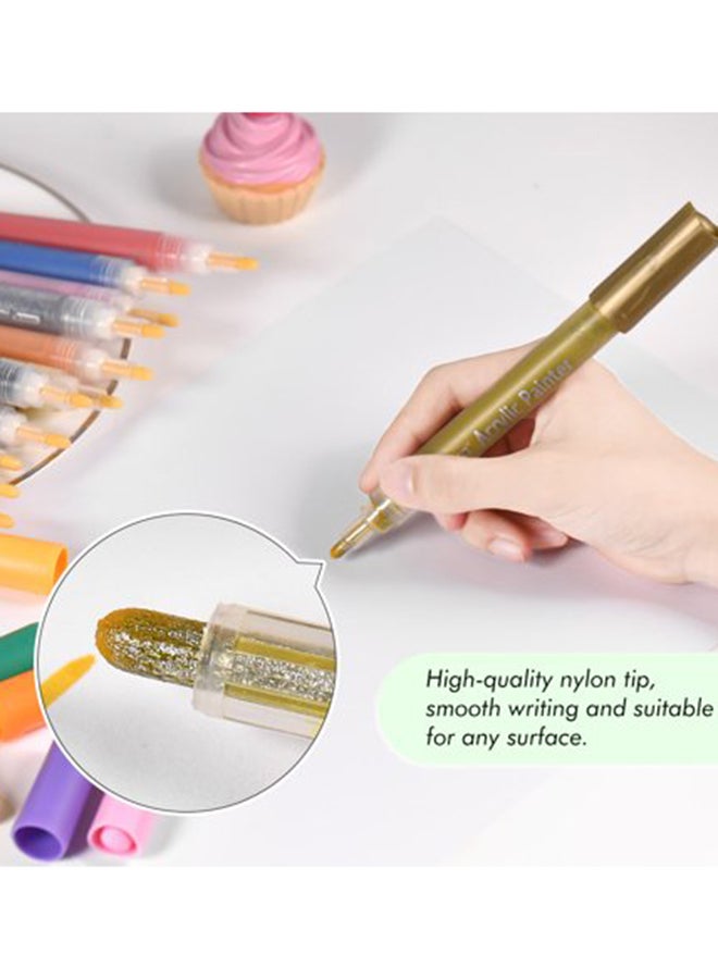 Aibecy Pack Of 24 Acrylic Painter Highlighter Multicolour - Image 5