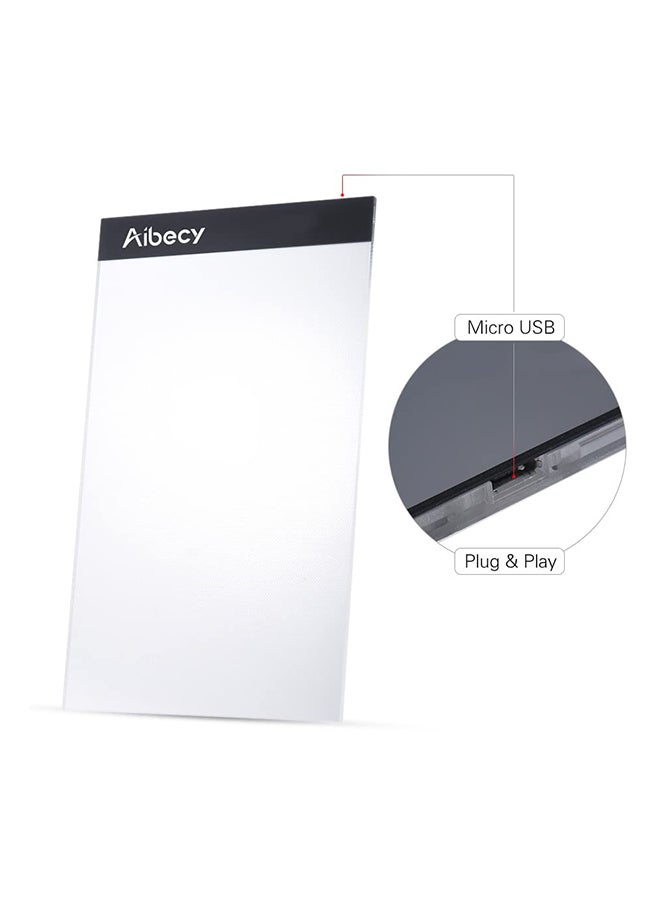 A4 LED Light Box Drawing Tracing Tracer White