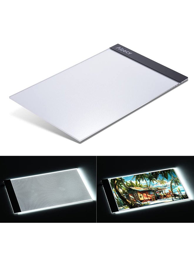 A4 LED Light Box Drawing Tracing Tracer White