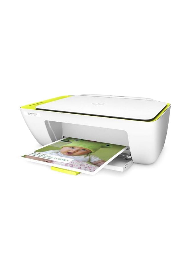 HP - DeskJet 2130 All-In-One Photo Printer With Print/Copy/Scan Function White/Green - Image 1