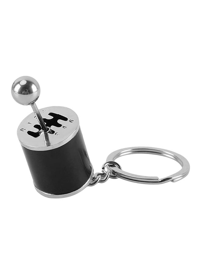 Generic 6-Speed Gearshift Key Chain Silver  - Image 3