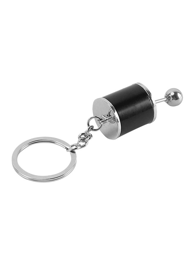 Generic 6-Speed Gearshift Key Chain Silver  - Image 2
