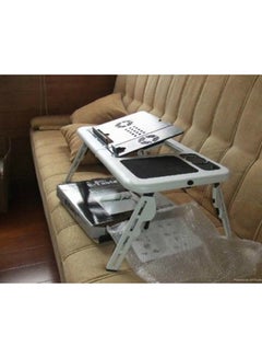 E-Table Portable Laptop Table White/Black  - Image 5