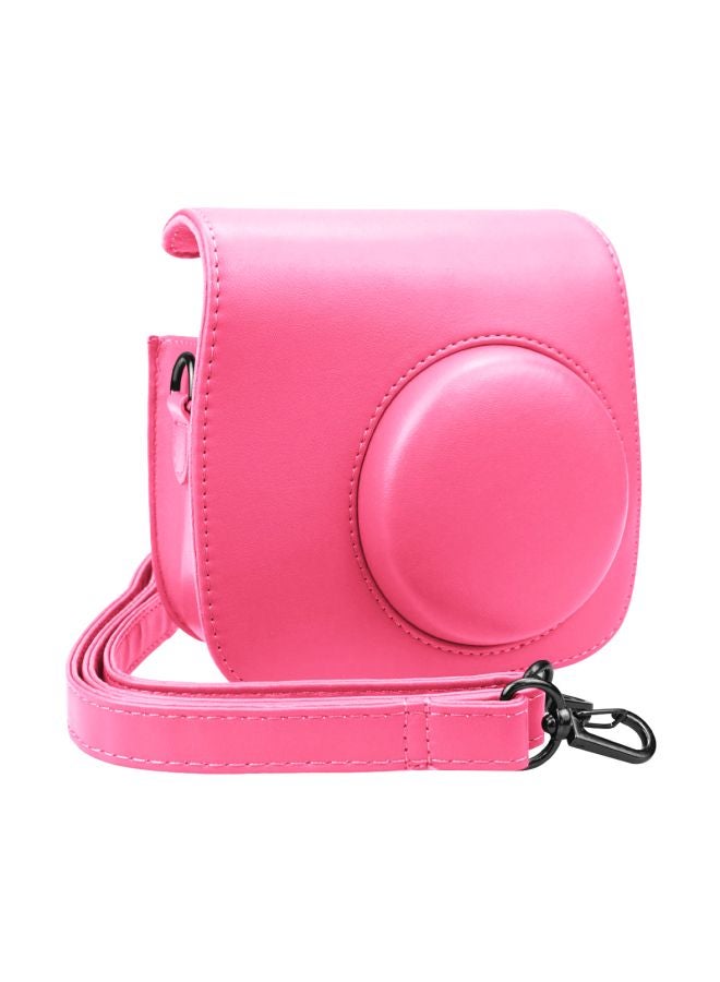 FUJIFILM Bag Case Cover With Strap For Fuji Film Instax Mini 9/8/8 Plus Pink 
