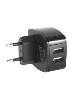 محول شاحن جداري ثنائي بمنفذ USB أوروبي أسود - v1588924633/N35682655A_1