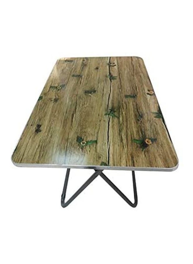 طاولة قابلة للطي متعددة الأغراض - 2 قطعة البني/الرمادي 69x48x67Ø³Ù†ØªÙŠÙ…ØªØ± - Image 1